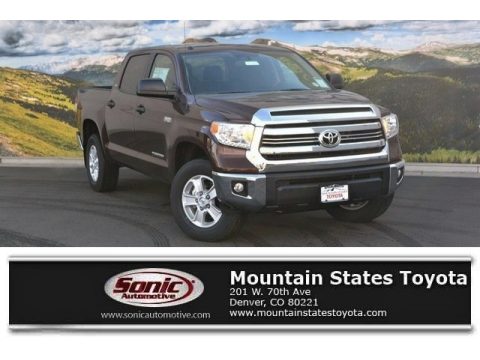 Sunset Bronze Mica Toyota Tundra SR5 CrewMax 4x4.  Click to enlarge.