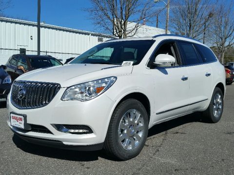 White Frost Tricoat Buick Enclave Leather.  Click to enlarge.
