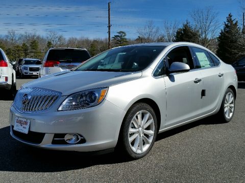Quicksilver Metallic Buick Verano Leather Group.  Click to enlarge.