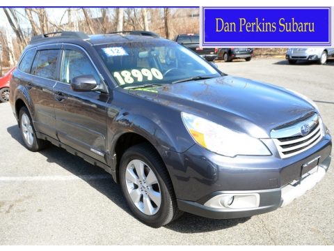 Graphite Gray Metallic Subaru Outback 2.5i Limited.  Click to enlarge.