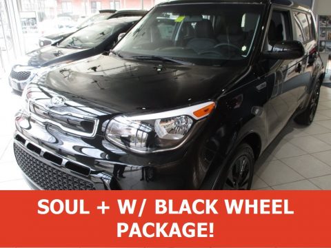 Shadow Black Kia Soul +.  Click to enlarge.