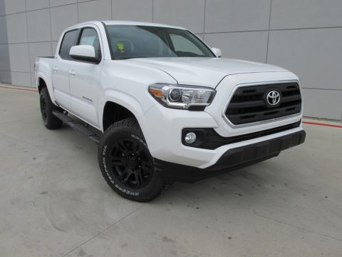 Super White Toyota Tacoma TSS Double Cab.  Click to enlarge.