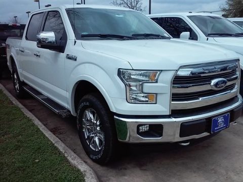 Oxford White Ford F150 Lariat SuperCrew 4x4.  Click to enlarge.