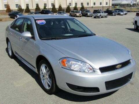 Silver Ice Metallic Chevrolet Impala LTZ.  Click to enlarge.