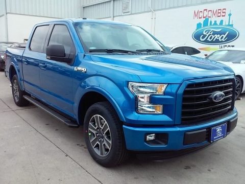 Blue Flame Ford F150 XLT SuperCrew.  Click to enlarge.