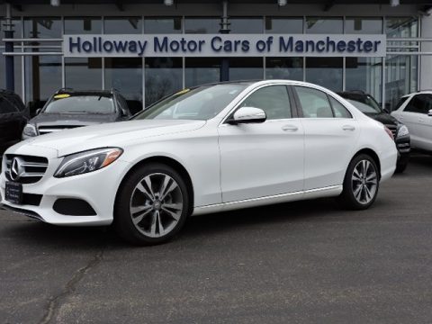 Polar White Mercedes-Benz C 300 4Matic.  Click to enlarge.