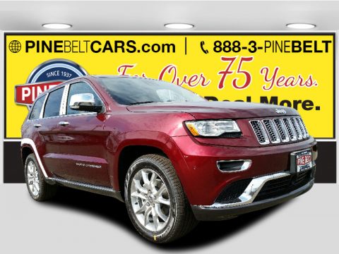 Velvet Red Pearl Jeep Grand Cherokee Summit 4x4.  Click to enlarge.