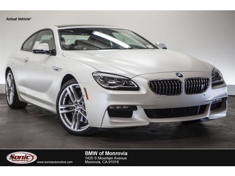 BMW Individual Frozen Brilliant White Metallic BMW 6 Series 650i xDrive Coupe.  Click to enlarge.