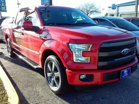 Race Red Ford F150 Lariat SuperCrew.  Click to enlarge.