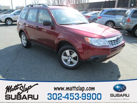 Deep Cherry Pearl Subaru Forester 2.5 X.  Click to enlarge.