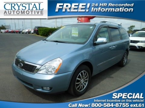 Glacier Blue Kia Sedona EX.  Click to enlarge.