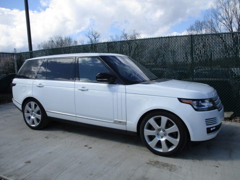 Fuji White Land Rover Range Rover Supercharged LWB.  Click to enlarge.