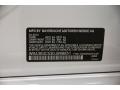 BMW Color Code A96 Mineral White Metallic #34