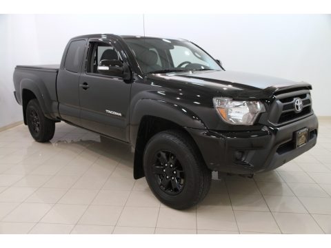 Black Toyota Tacoma Access Cab 4x4.  Click to enlarge.