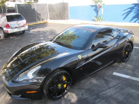 Nero Daytona (Black Metallic) Ferrari California .  Click to enlarge.