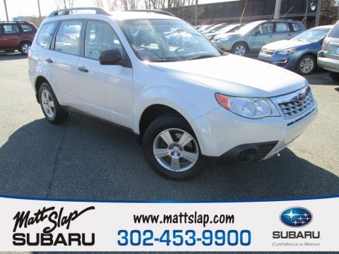 Satin White Pearl Subaru Forester 2.5 X.  Click to enlarge.