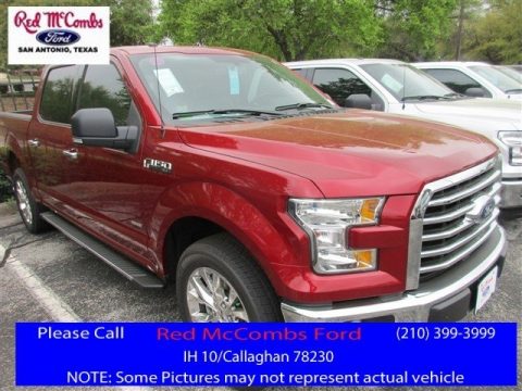 Ruby Red Ford F150 XLT SuperCrew.  Click to enlarge.