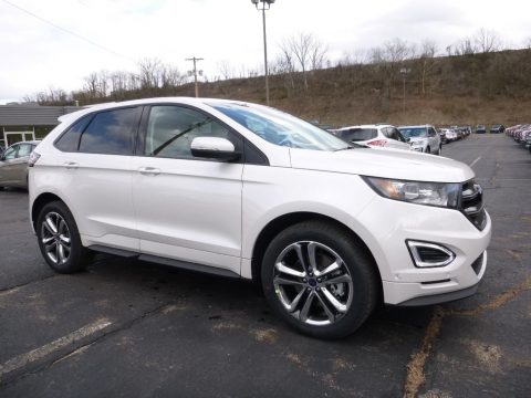 White Platinum Ford Edge Sport AWD.  Click to enlarge.