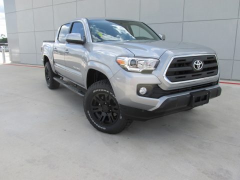 Silver Sky Metallic Toyota Tacoma TSS Double Cab.  Click to enlarge.