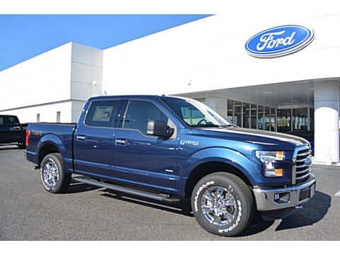 Blue Jeans Ford F150 XLT SuperCrew 4x4.  Click to enlarge.