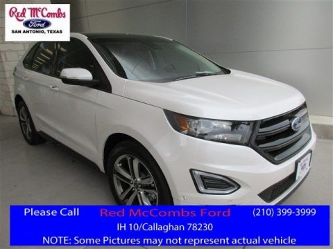 White Platinum Ford Edge Sport AWD.  Click to enlarge.