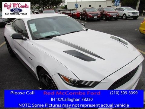 Oxford White Ford Mustang GT/CS California Special Coupe.  Click to enlarge.