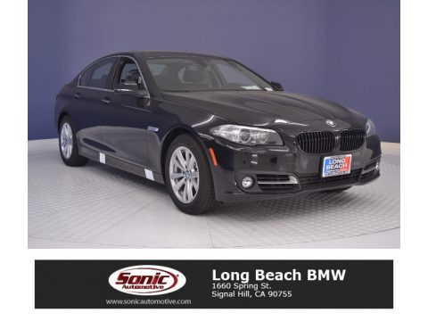 Jet Black BMW 5 Series 528i Sedan.  Click to enlarge.