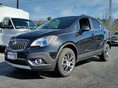 Carbon Black Metallic Buick Encore Sport Touring AWD.  Click to enlarge.