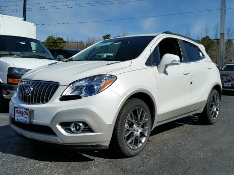 White Pearl Tricoat Buick Encore Sport Touring.  Click to enlarge.