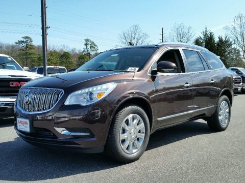 Dark Chocolate Metallic Buick Enclave Leather.  Click to enlarge.