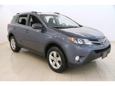 Shoreline Blue Pearl Toyota RAV4 XLE AWD.  Click to enlarge.