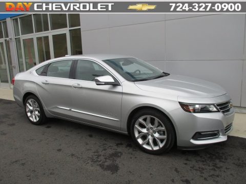 Silver Ice Metallic Chevrolet Impala LTZ.  Click to enlarge.