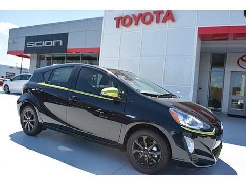 Black Sand Pearl Toyota Prius c Special Edition.  Click to enlarge.