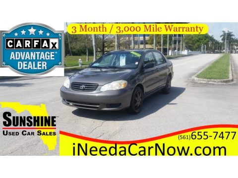 Sandrift Metallic Toyota Corolla CE.  Click to enlarge.