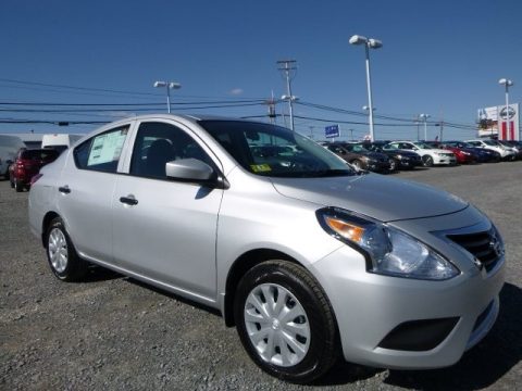 Brilliant Silver Nissan Versa S Sedan. Click to enlarge. Brilliant Silver Nissan Versa S Sedan. Click to enlarge.