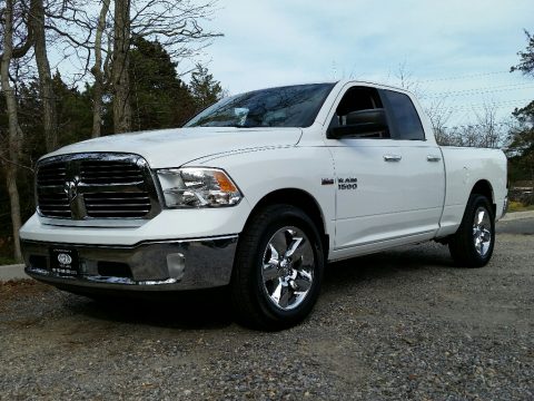 Bright White Ram 1500 SLT Quad Cab.  Click to enlarge.