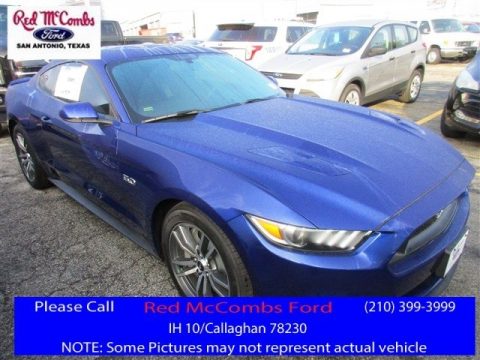 Deep Impact Blue Metallic Ford Mustang GT Coupe.  Click to enlarge.