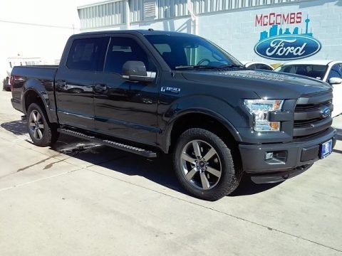 Lithium Gray Ford F150 Lariat SuperCrew 4x4.  Click to enlarge.