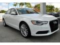 Front 3/4 View of 2014 Audi A6 2.0T Sedan #2