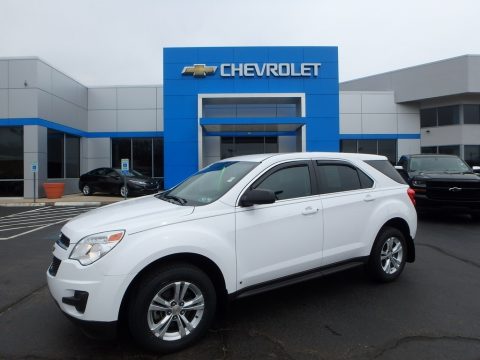 Summit White Chevrolet Equinox LS.  Click to enlarge.