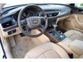  2014 Audi A6 Velvet Beige Interior #15