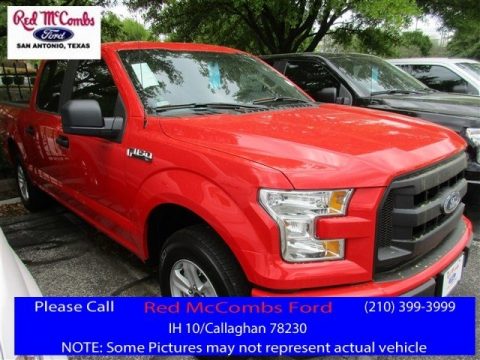 Race Red Ford F150 XL SuperCrew.  Click to enlarge.
