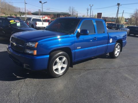 Arrival Blue Metallic Chevrolet Silverado 1500 SS Extended Cab AWD.  Click to enlarge.