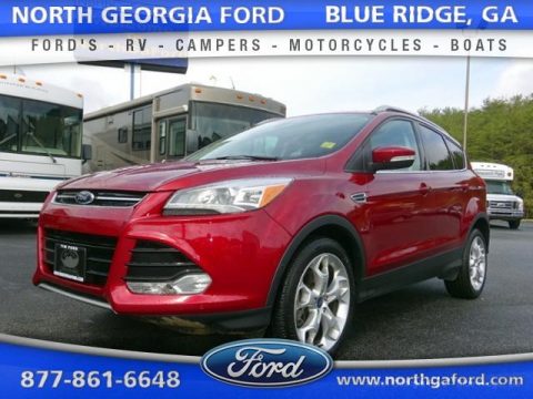 Ruby Red Metallic Ford Escape Titanium 2.0L EcoBoost 4WD.  Click to enlarge.
