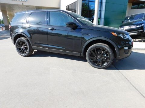 Santorini Black Metallic Land Rover Discovery Sport HSE Luxury 4WD.  Click to enlarge.