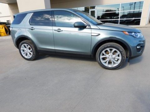Scotia Grey Metallic Land Rover Discovery Sport HSE 4WD.  Click to enlarge.