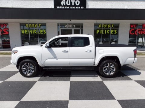 Super White Toyota Tacoma Limited Double Cab.  Click to enlarge.
