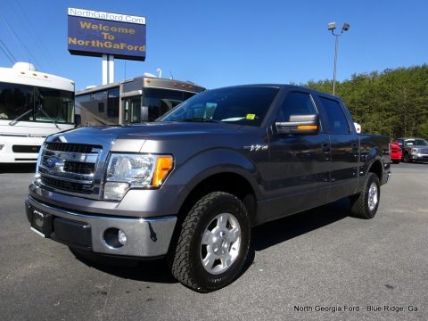 Sterling Gray Metallic Ford F150 XLT SuperCrew.  Click to enlarge.
