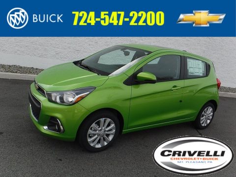 Lime Metallic Chevrolet Spark LT.  Click to enlarge.