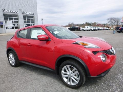 Red Alert Nissan Juke S AWD.  Click to enlarge.